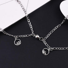 Load image into Gallery viewer, Luxury Magnet Attract Couples Bracelet Stainless Steel Chain Bracelets Charm Jewelry Matching Relationship Bracelets For Boyfriend And Girlfriend Stainless Steel His And Her Love Distance Promise Bracelets For Couples