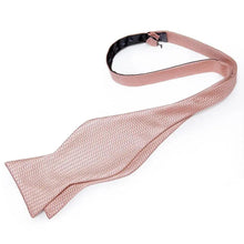 将图片加载到图库查看器,Luxury Pink Solid Men Bow Tie Silk Business Wedding Elegant Bowtie For Men Unique Desing For Every Occasion