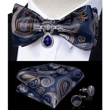 将图片加载到图库查看器,Luxury Pink Solid Men Bow Tie Silk Business Wedding Elegant Bowtie For Men Unique Desing For Every Occasion