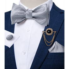将图片加载到图库查看器,Luxury Pink Solid Men Bow Tie Silk Business Wedding Elegant Bowtie For Men Unique Desing For Every Occasion