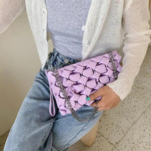 Load image into Gallery viewer, Luxury Purses Handbags Clutches And Shoulder Bags For Women And Girls Designer Leather Crossbody Metal Chain Bag