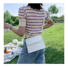 Load image into Gallery viewer, Luxury Snow White Crossbody Bags For Women And Girls Small PU Leather Handbag - Ladies Designer Evening Bags
