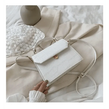 Load image into Gallery viewer, Luxury Snow White Crossbody Bags For Women And Girls Small PU Leather Handbag - Ladies Designer Evening Bags