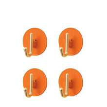 Load image into Gallery viewer, Luxury Wall Hooks Without Punching Self-Adhesive Suitable for Kitchen and Bathroom key Holder Seamless Hooks Behind The Door Wall Mounted Coat Rack Plastic Hook Home Decorative Small Hooks for Hanging Hat Coats Towel Jacket