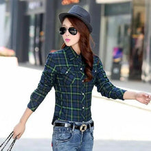 将图片加载到图库查看器,Luxury Winter Warm, Plus Velvet Thicken Plaid Shirt Style Coat Jacket For Women Clothes/Tops/Casual/Jacket/Outerwear For Female