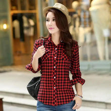 将图片加载到图库查看器,Luxury Winter Warm, Plus Velvet Thicken Plaid Shirt Style Coat Jacket For Women Clothes/Tops/Casual/Jacket/Outerwear For Female