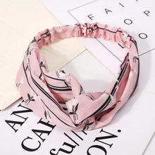 Load image into Gallery viewer, Luxury Women's Headband Vintage Cross Knot Elastic Hair Bands Soft Solid Hairband Girls Hair Accessories Floral Turban Bandanas Head Wrap