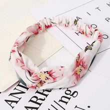 Load image into Gallery viewer, Luxury Women's Headband Vintage Cross Knot Elastic Hair Bands Soft Solid Hairband Girls Hair Accessories Floral Turban Bandanas Head Wrap