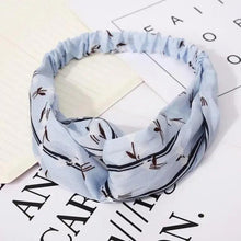 Load image into Gallery viewer, Luxury Women's Headband Vintage Cross Knot Elastic Hair Bands Soft Solid Hairband Girls Hair Accessories Floral Turban Bandanas Head Wrap