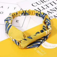 Load image into Gallery viewer, Luxury Women's Headband Vintage Cross Knot Elastic Hair Bands Soft Solid Hairband Girls Hair Accessories Floral Turban Bandanas Head Wrap