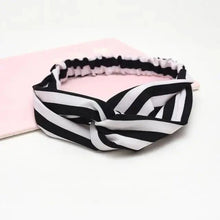Load image into Gallery viewer, Luxury Women's Headband Vintage Cross Knot Elastic Hair Bands Soft Solid Hairband Girls Hair Accessories Floral Turban Bandanas Head Wrap