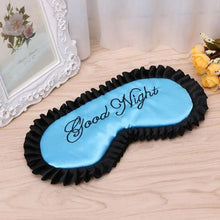 Load image into Gallery viewer, Luxury Women Silk Sleep Eye Mask Soft Ladies Ultra Lightweight Adjustable Strap Eye Mask Night Blindfold
