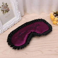 Load image into Gallery viewer, Luxury Women Silk Sleep Eye Mask Soft Ladies Ultra Lightweight Adjustable Strap Eye Mask Night Blindfold