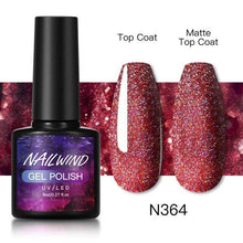 Load image into Gallery viewer, Luxury Womens Colorful Gel Nail Polish 8ml Semi Permanent UV/LED Glossy Effect Popular Design For Women and Girls in Fashion Style