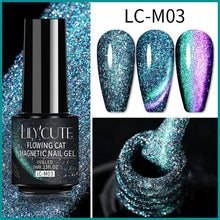 Load image into Gallery viewer, Magnetic 9D Cat Eye Gel Nail Polish Set UV LED Popular Chameleon Multi Color Salon Designs For Womens