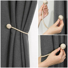Load image into Gallery viewer, Magnetic Curtain Buckle Holder Tieback Window Accessories Curtain Decorative Curtain Tiebacks Magnetic Curtain Tiebacks European Style Decorative Curtain Drape Tie With Strong Magnetic For Home And Office Decoration