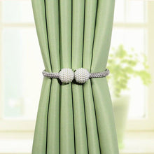 将图片加载到图库查看器,Magnetic Curtain Clip Room Accessories Pearl Ball Curtains Holder Tieback Home Decor Hanging Ball Buckle Tie Back Curtain Tiebacks Pearl Ball Home Curtain Buckle The Most Convenient Tie Backs Weave Clips Rope Straps Holder