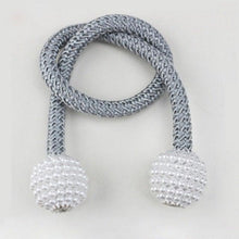 将图片加载到图库查看器,Magnetic Curtain Clip Room Accessories Pearl Ball Curtains Holder Tieback Home Decor Hanging Ball Buckle Tie Back Curtain Tiebacks Pearl Ball Home Curtain Buckle The Most Convenient Tie Backs Weave Clips Rope Straps Holder