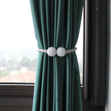 将图片加载到图库查看器,Magnetic Curtain Clip Room Accessories Pearl Ball Curtains Holder Tieback Home Decor Hanging Ball Buckle Tie Back Curtain Tiebacks Pearl Ball Home Curtain Buckle The Most Convenient Tie Backs Weave Clips Rope Straps Holder