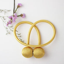 Load image into Gallery viewer, Magnetic Curtain Tieback Buckle Strap Holdbacks Magnet Clip For Curtain Rod Tie Backs Hanging Belts Rope Accessories Upgraded Curtain Buckles European Style Decorative Weave Rope Curtain Holdbacks Holder For Window Decor Curtain Clips Rope Straps Magnet