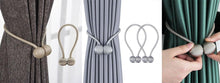 Load image into Gallery viewer, Magnetic Curtain Tieback High Quality Holder Hook Buckle Clip Curtain Tieback Polyester Decorative Home Accessories European Style Decorative Curtain Drape Tie With Strong Magnetic For Home And Office Decoration 49cm
