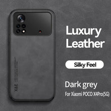 Load image into Gallery viewer, Magnetic Leather Case For Xiaomi Redmi Note 11 10 11E 9 Pro 11s 10s 12 Poco X4 GT Mi 10T 12T 11T 11 Lite 5G NE Cover Extra Thin Premium Mobile Phone Case Genuine Leather Shockproof Phone Cover