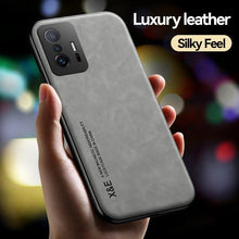 Load image into Gallery viewer, Magnetic Leather Case For Xiaomi Redmi Note 11 10 11E 9 Pro 11s 10s 12 Poco X4 GT Mi 10T 12T 11T 11 Lite 5G NE Cover Extra Thin Premium Mobile Phone Case Genuine Leather Shockproof Phone Cover