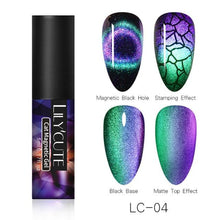将图片加载到图库查看器,Magnetic Nail Gel Polish UV LED Popular Colorful New Fashion Charming Effect Luxury Drawing Design For Women and Girls