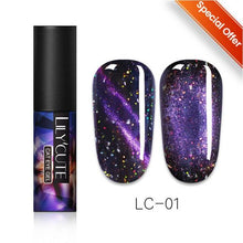 将图片加载到图库查看器,Magnetic Nail Gel Polish UV LED Popular Colorful New Fashion Charming Effect Luxury Drawing Design For Women and Girls