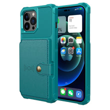 Load image into Gallery viewer, Magnetic Wallet Leather Case For iPhone 14 13 12 11 Pro Max XS Phone Cases Stand X Anti drop Cards Soft Cover Functional Case Compatible with iPhone