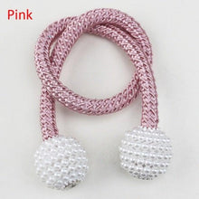 Load image into Gallery viewer, Magnets Curtains Clamps Curtain Holder Pompom Tieback Magnetic Clips Hanging Balls Tie Back Home Decoration Accessories Magnetic Curtain Tiebacks European Style Decorative Curtain Drape Tie With Strong Magnetic For Home And Office Decoration