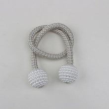 Load image into Gallery viewer, Magnets Curtains Clamps Curtain Holder Pompom Tieback Magnetic Clips Hanging Balls Tie Back Home Decoration Accessories Magnetic Curtain Tiebacks European Style Decorative Curtain Drape Tie With Strong Magnetic For Home And Office Decoration