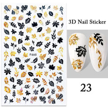 将图片加载到图库查看器,Maple Leaves 3D Nail Stickers Fall Leaf Flowers Line Sliders For Nails Self Adhesive Stickers Autumn Manicuring Decals Transfer Nail Decals Sticker For Pretty Girl Self-Adhesive Nail Decals Designer Nail Stickers for Acrylic