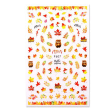 将图片加载到图库查看器,Maple Leaves 3D Nail Stickers Fall Leaf Flowers Line Sliders For Nails Self Adhesive Stickers Autumn Manicuring Decals Transfer Nail Decals Sticker For Pretty Girl Self-Adhesive Nail Decals Designer Nail Stickers for Acrylic