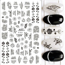 将图片加载到图库查看器,Maple Leaves 3D Nail Stickers Fall Leaf Flowers Line Sliders For Nails Self Adhesive Stickers Autumn Manicuring Decals Transfer Nail Decals Sticker For Pretty Girl Self-Adhesive Nail Decals Designer Nail Stickers for Acrylic
