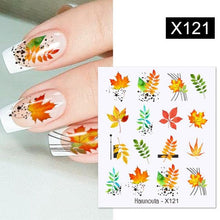 将图片加载到图库查看器,Maple Leaves 3D Nail Stickers Fall Leaf Flowers Line Sliders For Nails Self Adhesive Stickers Autumn Manicuring Decals Transfer Nail Decals Sticker For Pretty Girl Self-Adhesive Nail Decals Designer Nail Stickers for Acrylic