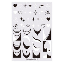 Load image into Gallery viewer, Marble Blooming 3D Nail Sticker Decals Flower Leaves Transfer Water Sliders Abstract Geometric Lines Nail Watermark Decals iridescent Decoration Nail Self-Adhesive Decals Nail Stickers Water Transfer Fresh Nail Decals for Nail Art Butterfly Palm