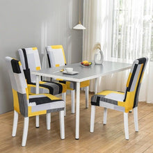 Load image into Gallery viewer, Marble Printed Stretch Chair Cover For Dining Room Office Banquet Chair Protector Elastic Material Armchair Cover Chair Cover Chair Slipcover Marble Background Texture Parson Chair
