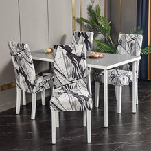 Load image into Gallery viewer, Marble Printed Stretch Chair Cover For Dining Room Office Banquet Chair Protector Elastic Material Armchair Cover Chair Cover Chair Slipcover Marble Background Texture Parson Chair