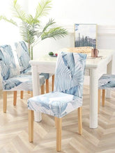Load image into Gallery viewer, Marble Printed Stretch Chair Cover For Dining Room Office Banquet Chair Protector Elastic Material Armchair Cover Chair Cover Chair Slipcover Marble Background Texture Parson Chair