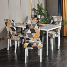 Load image into Gallery viewer, Marble Printed Stretch Chair Cover For Dining Room Office Banquet Chair Protector Elastic Material Armchair Cover Chair Cover Chair Slipcover Marble Background Texture Parson Chair