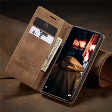 Load image into Gallery viewer, Matte Leather Case for Xiaomi Mi 9T CC9 10T 11T 12T Pro Lite 5G Redmi Note 8 9s 10 11 11S Pro Wallet Flip Cover Poco F3 M3 Pro Women with Card Holder Kickstand Magnetic Leather Flip Case