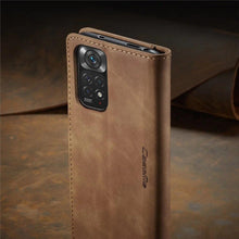 Load image into Gallery viewer, Matte Leather Case for Xiaomi Mi 9T CC9 10T 11T 12T Pro Lite 5G Redmi Note 8 9s 10 11 11S Pro Wallet Flip Cover Poco F3 M3 Pro Women with Card Holder Kickstand Magnetic Leather Flip Case