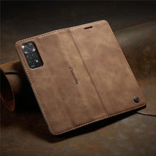 Load image into Gallery viewer, Matte Leather Case for Xiaomi Mi 9T CC9 10T 11T 12T Pro Lite 5G Redmi Note 8 9s 10 11 11S Pro Wallet Flip Cover Poco F3 M3 Pro Women with Card Holder Kickstand Magnetic Leather Flip Case