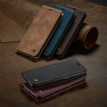 Load image into Gallery viewer, Matte Leather Case for Xiaomi Mi 9T CC9 10T 11T 12T Pro Lite 5G Redmi Note 8 9s 10 11 11S Pro Wallet Flip Cover Poco F3 M3 Pro Women with Card Holder Kickstand Magnetic Leather Flip Case