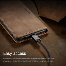 Load image into Gallery viewer, Matte Leather Case for Xiaomi Mi 9T CC9 10T 11T 12T Pro Lite 5G Redmi Note 8 9s 10 11 11S Pro Wallet Flip Cover Poco F3 M3 Pro Women with Card Holder Kickstand Magnetic Leather Flip Case