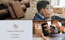 Load image into Gallery viewer, Matte Leather Case for Xiaomi Mi 9T CC9 10T 11T 12T Pro Lite 5G Redmi Note 8 9s 10 11 11S Pro Wallet Flip Cover Poco F3 M3 Pro Women with Card Holder Kickstand Magnetic Leather Flip Case