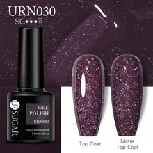 将图片加载到图库查看器,Matte Pink Blue Gel Nail Polish Semi Permanent LED Nail Art Design Elegant Warm Colors For Womens