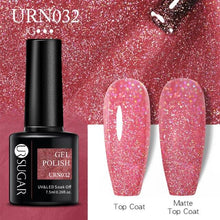 将图片加载到图库查看器,Matte Pink Blue Gel Nail Polish Semi Permanent LED Nail Art Design Elegant Warm Colors For Womens