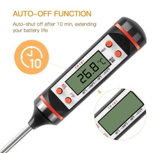 将图片加载到图库查看器,Meat Thermometer Digital Cooking Food Digital Candy Cooking Thermometer Kitchen Cooking Thermometer Instant Read for BBQ Grill Oil Milk Bath Water Deep Fry Kitchen BBQ Probe Water Milk Oil Liquid Oven Digital Temperature Sensor Meter Thermocouple